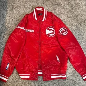 Atlanta Hawks Men's Red Members Only Varsity Jacket